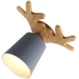 HOMSFOU Geweihbeleuchtung Nordisches Dekor Kronleuchter Leuchte Retro-kronleuchter Weihnachtshorn Kronleuchter Nordischer Geweih-kronleuchter Innenlicht Holz Haushalt Zuhause Lampe