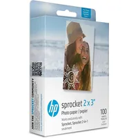HP Sprocket Premium Zink Fotopapier mit klebender Rückseite, 5