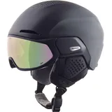 Alpina Alto QV 51-55cm black matt/cobald green