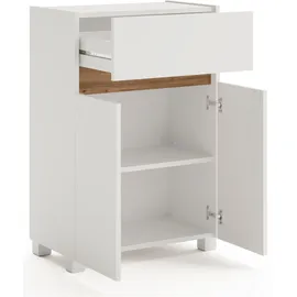 Schildmeyer Cosmo Midischrank 56,9 x 84,8 x 33 cm Weiß