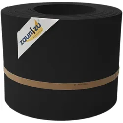 zaun|zu® Sichtschutzstreifen PP Sichtschutzstreifen Doppelstabzaun Schwarz,10x 2,55m