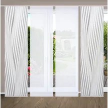 home in green RIWELO Paneelwagen 4 Stk. tlg. SET DIGITALDRUCK,BAMBUSOPTIK RECYCELT