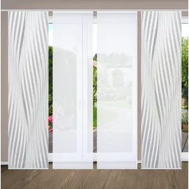 home in green RIWELO Paneelwagen 4 Stk. tlg. SET DIGITALDRUCK,BAMBUSOPTIK RECYCELT