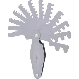 KS Tools Trapez-Gewindestahllehre, für 30° Gewinde, 2-12mm