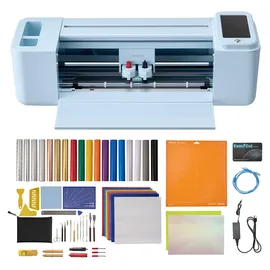 Vevor Vinylschneidemaschine 30 cm, Schneideplotter/Plottermaschine mit Touchscreen & Material- und Werkzeugsatz, Kompatibel mit Mac/Windows/Android/iOS, für Bastelarbeiten, Karten & Wohnaccessoires