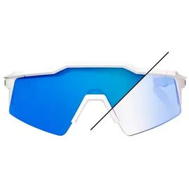 100% Speedcraft SL Photochromic Cat 0-2 / Fahrradbrille Pearl White Glitter One Size