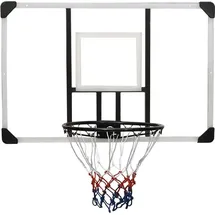 vidaXL Basketballkorb Transparent 106 x 69 x 3 cm