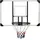 vidaXL Basketballkorb Transparent 106 x 69 x 3 cm