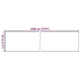 vidaXL PVC Garten-Sichtschutz 0,19 x 35 m mattgrün 4 St.