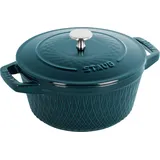 Special Cocotte Topf 2,3 l meerblau aus Gusseisen gefertigt