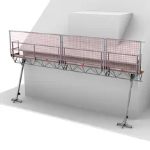 Altrex Modulare Dreiecksbühne Absturzsicherung 11 m