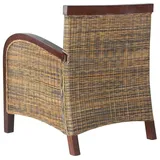 vidaXL Sessel Rattan