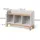 VitaliSpa Kindersitzbank Malia 107,2 x 63,8 cm Holzwerkstoff weiß