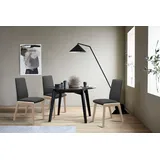 Stressless® Polsterstuhl Laurel, Low Back, Größe M, mit abgerundeten Beinen in Walnuss grau