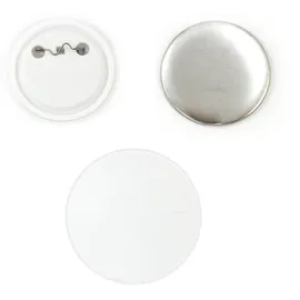 PixMax 25mm Buttons Buttonrohlinge Anstecker Buttons bedrucken 100 Stück für Buttomnaschine Buttonpresse Badge-Maker