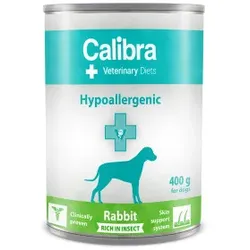 Calibra Veterinary Diets Hypoallergenic Kaninchen mit Insekten Nassfutter für Hunde 6 x 400 g