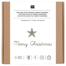 Rico Design Stick and Stitch Packung Merry Christmas