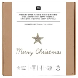 Rico Design Stick and Stitch Packung Merry Christmas