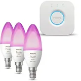 Philips HUE Bridge EU + Philips HueWCA 4W B39 E14 EU 1p + Philips HueWCA 4W B39 E14 EU 2p