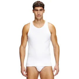Diesel Herren Unterhemden, 2er Pack - WALTY-D-BOX, Tanktop, ärmellos, Baumwolle Weiß 2XL