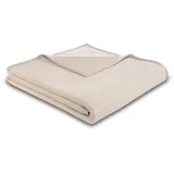 Biederlack Fransenplaid 'White Bouclé' 130 x 170 cm Natur
