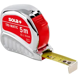 Sola Taschenbandmaß TRI-MATIC Gelb 5 m