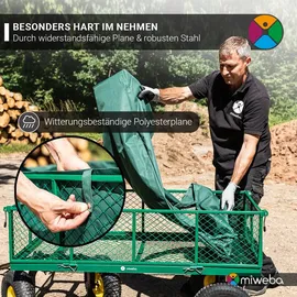 MIWEBA Bollerwagen MB-700 grau