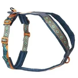 Non-Stop Dogwear Hundegeschirr Line Harness 5.0 Rachel Pohl Signature Edition, teal/oak
