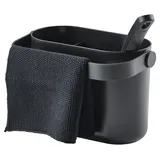ZONE Denmark Geschirrspülset, 22 x 12,5 x 14,8 cm, Schwarz