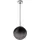 GLOBO Rauchglas 1-flg. 20 cm rund grau