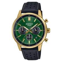 Casio Edifice EFR-575CL-3AEF Leder schwarz 40 mm EFR-575CL-3AEF