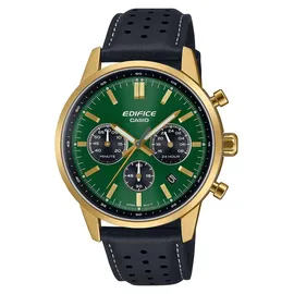 Casio Edifice EFR-575CL-3AEF Leder schwarz 40 mm EFR-575CL-3AEF