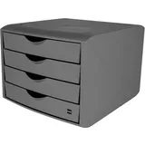Helit Schubladenbox the green chameleon 26,5 x 33,2 x 21,5 cm 4-tlg. grau