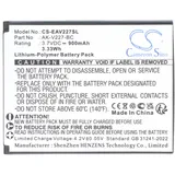 AccuCell Akku passend für Emporia SIMPLICITYglam 4G V227 Li-ion 3,7V 900mAh 3Wh, 54x42x5mm