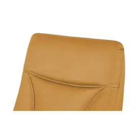 Hukla Fernsehsessel Manuel XL Leder 84 x 108 x 90 cm Orange elektrisch