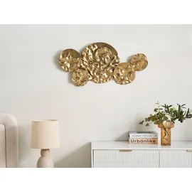 Beliani Wandobjekt CALRY Metall 43 cm Gold