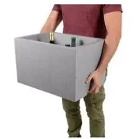 Eda Weinregal 24 Flaschen Grau