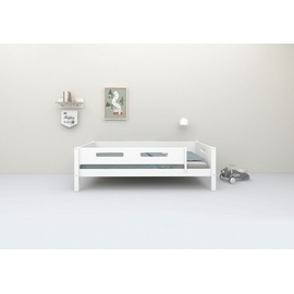 Thuka Einzelbett, Thuka Nordic produziert bei Flexa, incl Rollrost, weiß