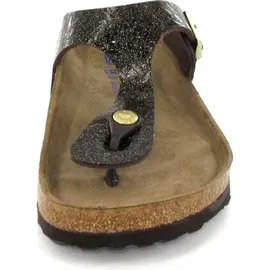 Birkenstock Gizeh Braided Nubukleder geölt cognac 38