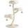 fudajo Kratzbaum 125 cm weiß