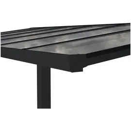 Gardendreams Terrassenüberdachung »Easy Edition«, Breite: 600 cm, Dach: Polycarbonat (PC), anthrazit - grau