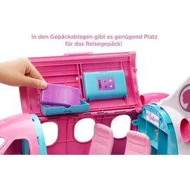 Barbie Dreamhouse Adventures Reise Traum-Flugzeug mit Puppe (blond)