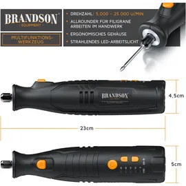 Brandson Multitool 8V inkl. 110-tlg. Zubehör Set