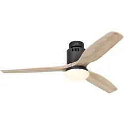Deckenventilator AERODYNAMIX ECO 132 - Lack basaltgrau / Holz natur
