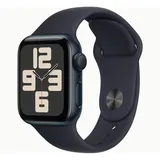 Apple Watch SE 2023 GPS 44 mm Aluminiumgehäuse mitternacht, Sportarmband mitternacht M/L
