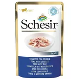 Schesir Thunfisch mit Wolfsbarsch | 30x50g Katzenf