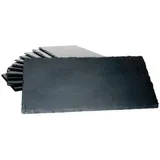 MamboCat Platzset 12er Set Schieferplatte 17x34 cm - 23464646 schwarz