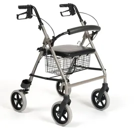 Vermeiren Rollator Eco Light Aluminium Einkaufsrollator Champagner Sitzhöhe 55 cm