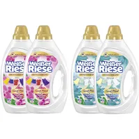 WEISSER RIESE Gel 4x 22 WL (88WL) Aromatherapie 2x Color Orchidee & 2x Universal