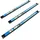 Wiltec Wandhalterung Stahl 46 cm blau